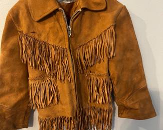 Childs vintage suede jacket