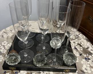Baccarat Champagne Flutes