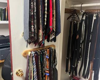 Ties, belts