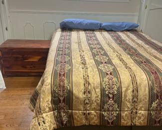 Queen size mattress, small cedar chest