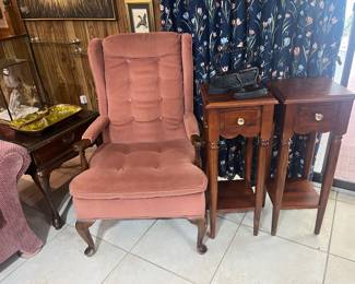 Vintage chair, tables