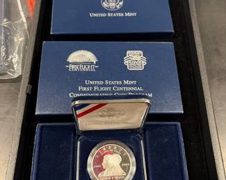 Commemorative silver dollars