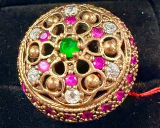 Beautiful gemstone, silver ring