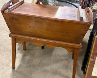 19th century dough box for proofing dough