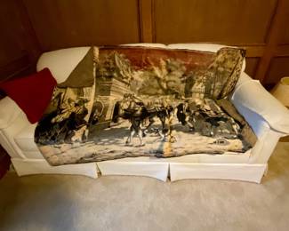 Old tapestry good condition, sleeper sofa