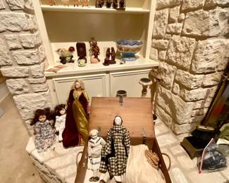 Antique porcelain dolls