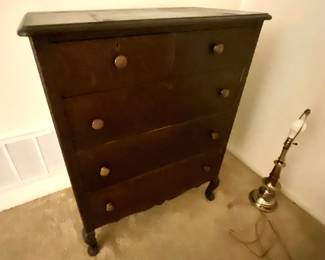 Antique 5 drawer dresser