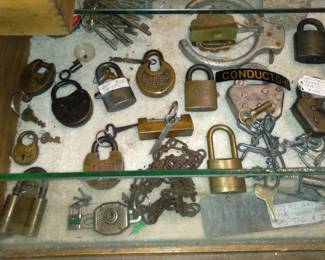 Lots of early padlocks
