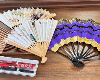 Vintage Japanese Maiogi Dance Fan  Other Fans