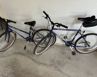 Pair of Specialized Hardrock bikes