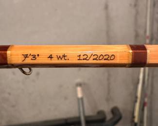 Bamboo fly rod-handmade