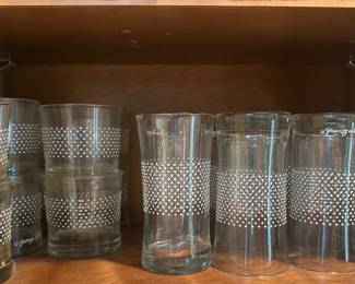 George Briard: 10 tumblers, 12 tall glasses