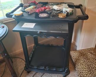 A wet bar on wheels