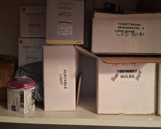 More light bulbs than you would think a house would have