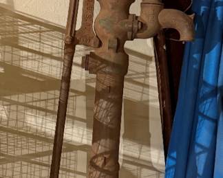 Antique water pump