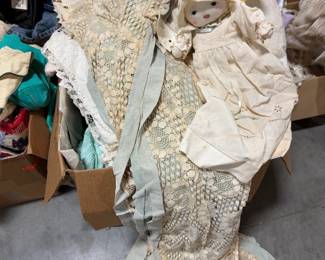 Vintage dolls and bridesmaid dresses