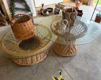 Wicker tables