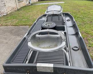 ***Available For Pre Sale*** Tracker Pond Prowler with trailer, trolling motor, depth finder, and battery $1,500.00