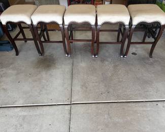 5 COUNTER HEIGHT BARSTOOLS