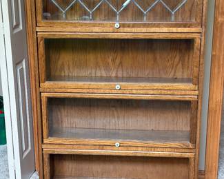BOOKCASE WITH GLASS FRONT