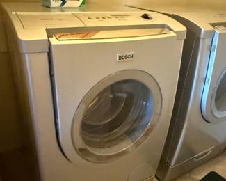 BOSCH FRONT LOAD WASHER & DRYER.  27" 