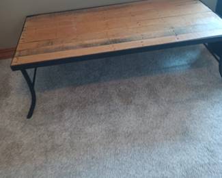 RUSTIC INSUSTRIAL COFFEE TABLE