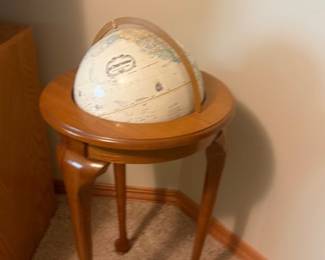 WORLD GLOBE ON STAND
