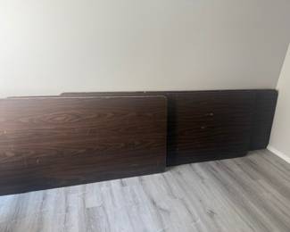 3 OF THESE HEAVY TABLES W/METAL LEGS
