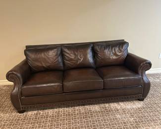 Bernhardt leather sofa