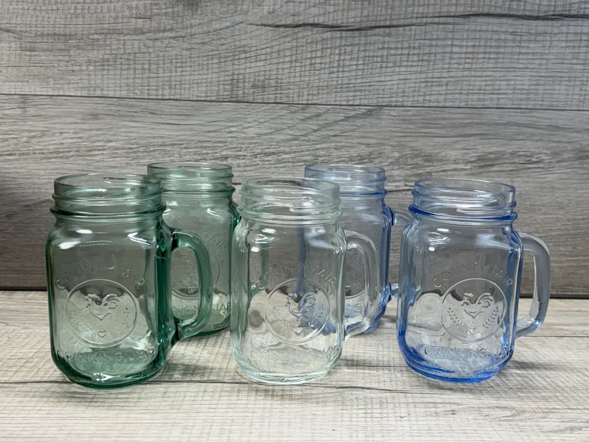 LIBBEY CANADA COUNTY FAIR ROOSTER DRINKING GLASSES