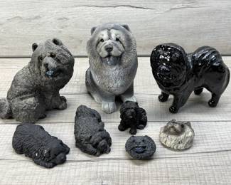 CHOW CHOW DOG COLLECTIBLES FIGURINES