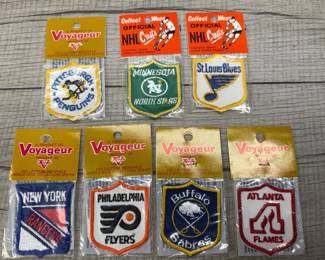 VINTAGE VOYAGEUR NHL HOCKEY COLLECTOR TEAM CREST PATCHES