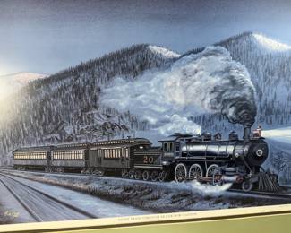 SIGNED LIMITED EDITION PRINT BOB VINE SILVER BOW CANYON