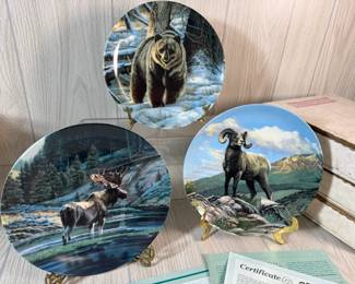 CANADA BIG GAME COLLECTIBLE PLATES DOMINION