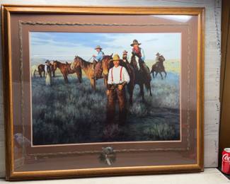ROUND UP WYOMING ART PRINT BY ROBERT DUNCAN