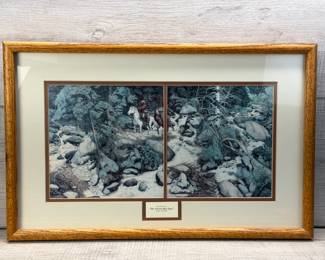 BEV DOOLITTLE THE FOREST HAS EYES FRAMED DECORATOR ART