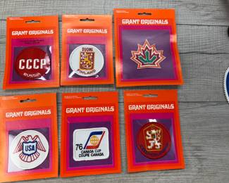 VINTAGE INTERNATIONAL HOCKEY PATCHES '76 CANADA CUP 