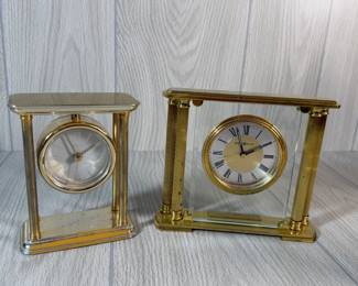 DESK CLOCKS HOWARD MILLER & BULOVA