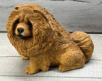 VINTAGE SANDICAST SCULPTURE CHOW CHOW