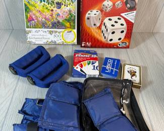 GAMES PUZZLES PLAYING CARDS & FITNESS WEIGHTS