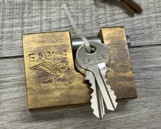 EAGLE BRASS LOCK