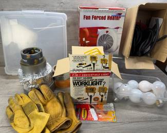 WORKLIGHT PORTABLE HEATER LIGHT BULBS