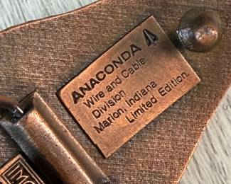 BELT BUCKLE ANACONDA WIRE AND CABLE