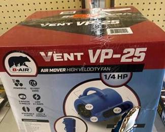 B-Air 13.3 in. H 3 speed Blower Fan