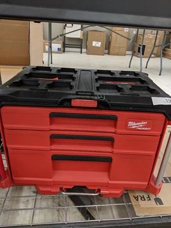 Milwaukee PACKOUT 22 in. Modular 3-Drawer Multi Drawer Tool Box