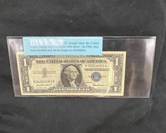 Old Silver Certificate