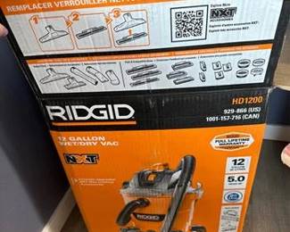 RIDGID 12 Gal. 5.0 Peak HP NXT Shop Vacuum Wet Dry Vac