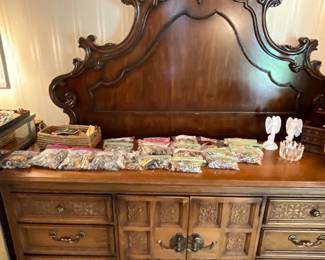 Bags of crafting vintage jewelry—good stuff
