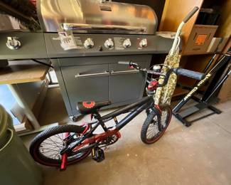 Multiple kids bikes