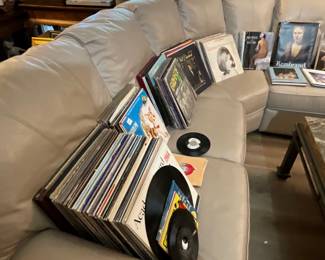 Many vinyl albums